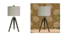FANGIO LIGHTING Classic Structured Tripod Table Lamp